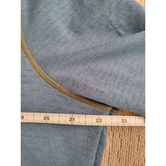 Parsley & Sage Green blue Cowl neck tunic top size XL lagenlook art to wear - Picture 10 of 10